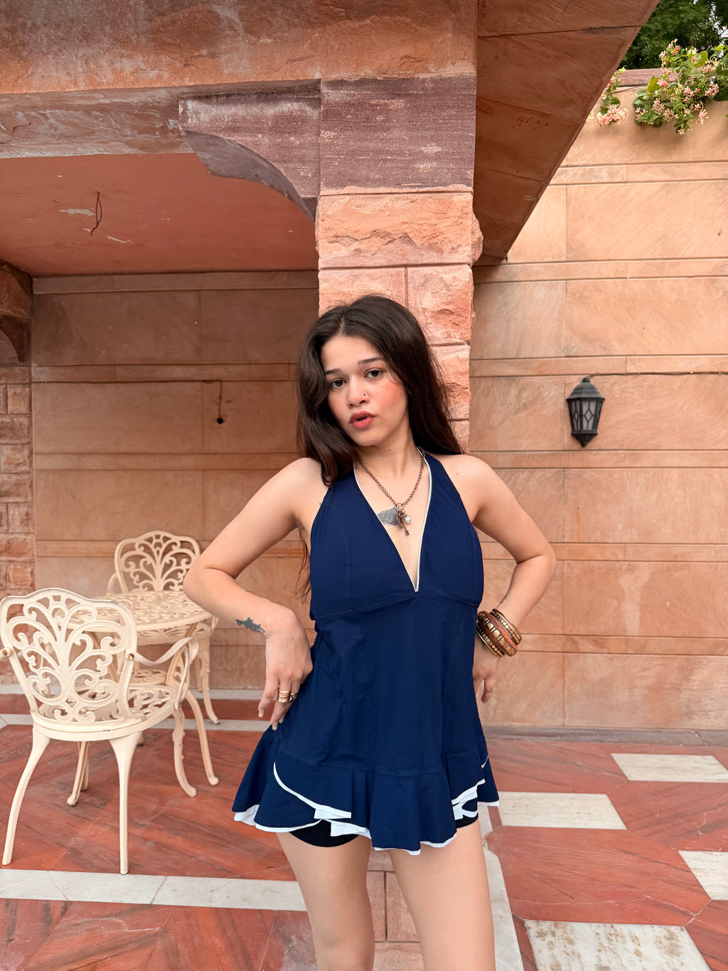 Slim Fit Swimming Costume