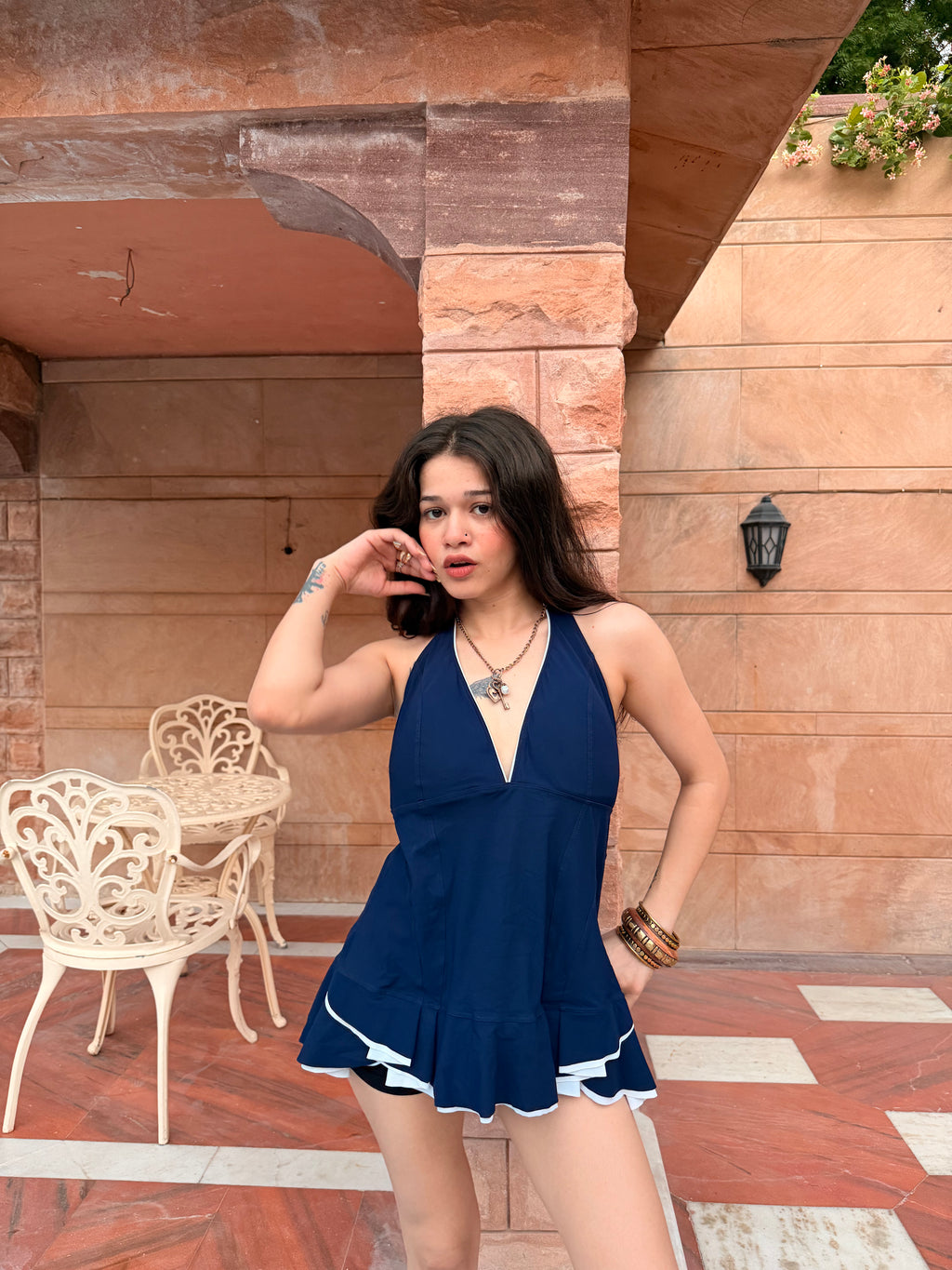 Slim Fit Swimming Costume
