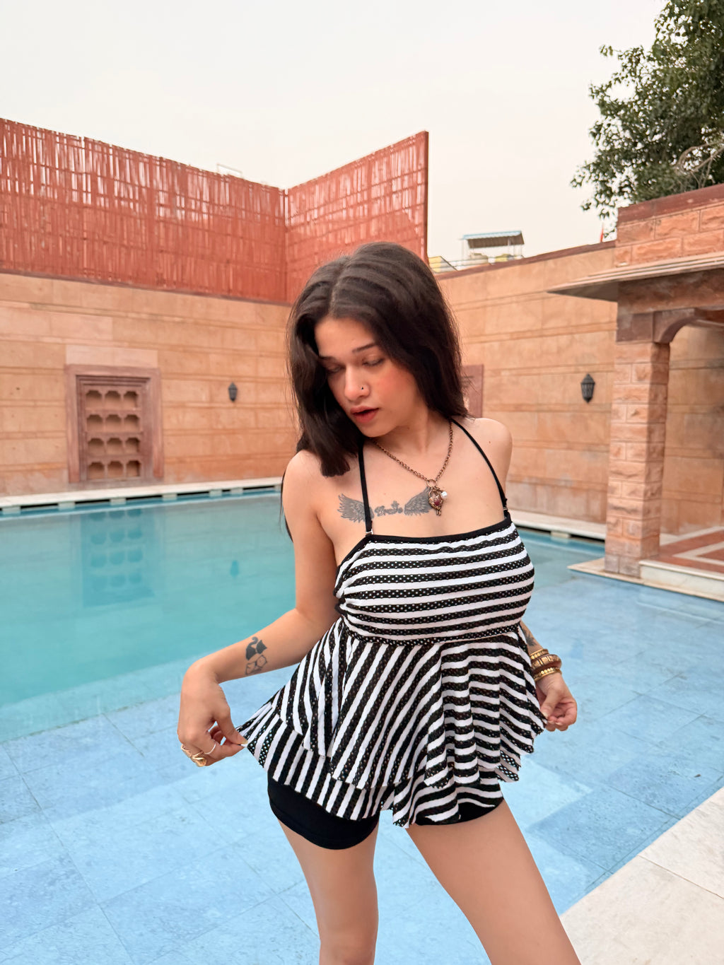 Slim Fit Swimming Costume