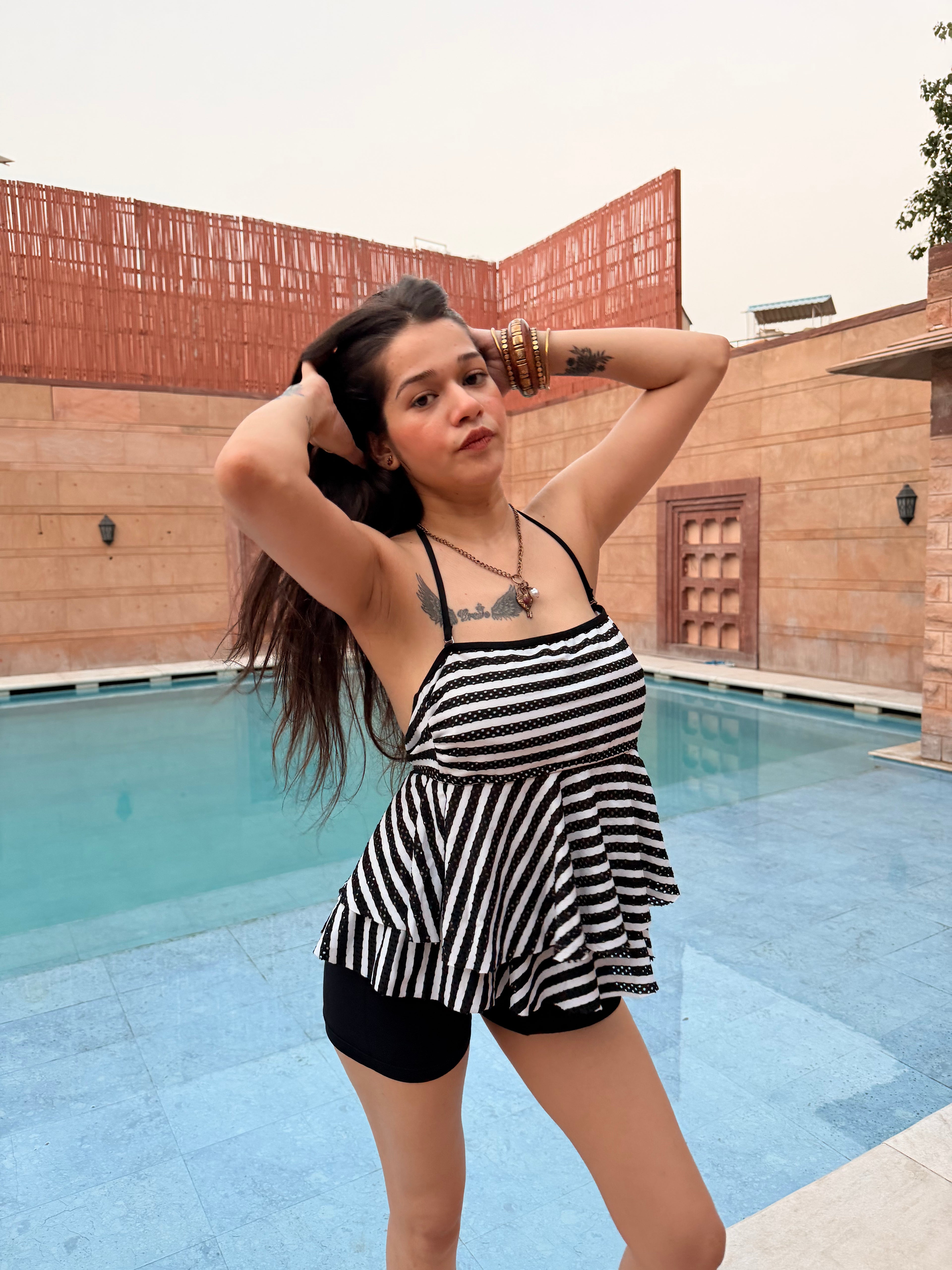 Slim Fit Swimming Costume