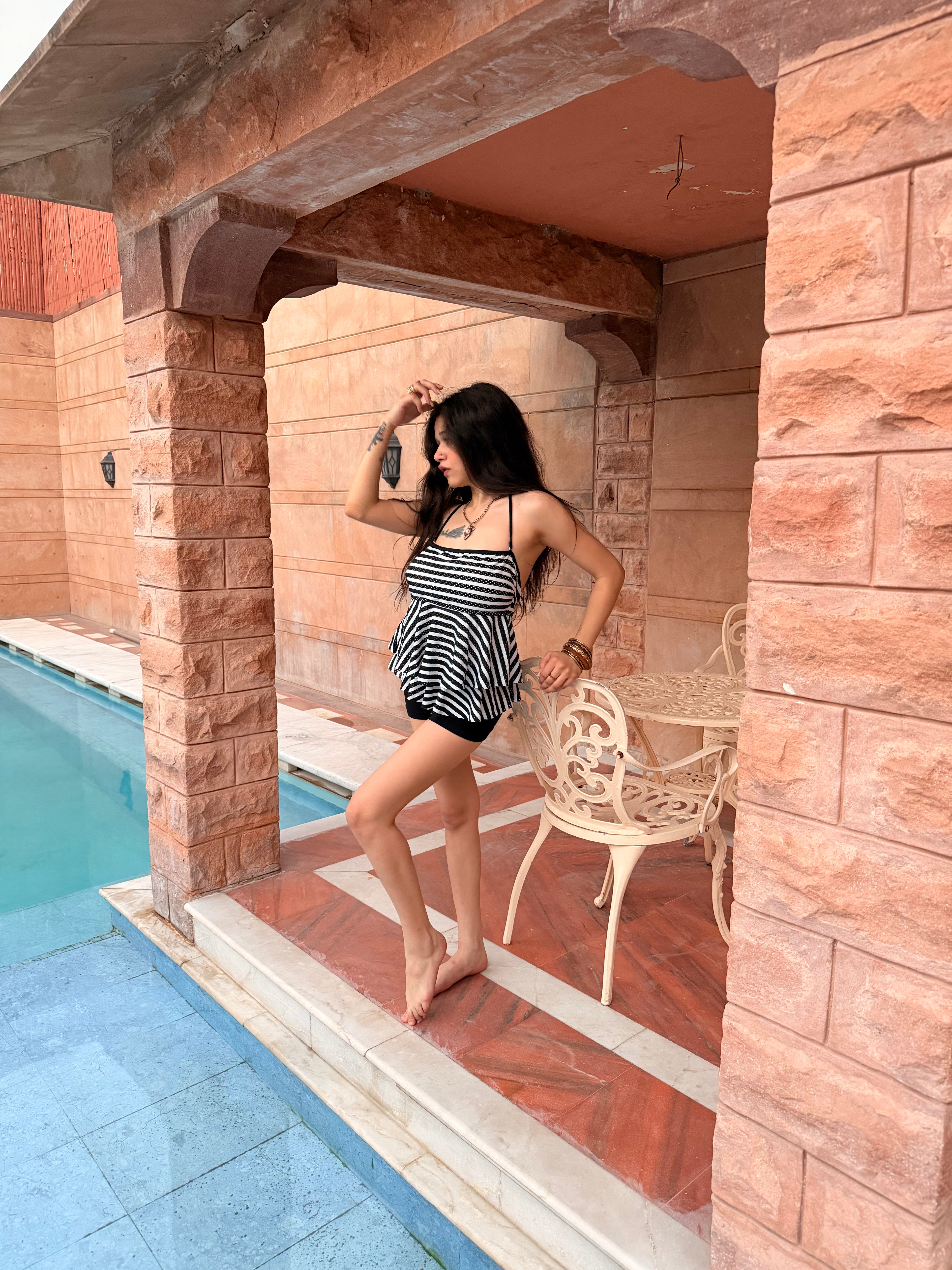 Slim Fit Swimming Costume
