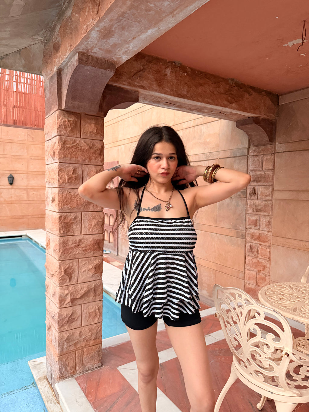 Slim Fit Swimming Costume