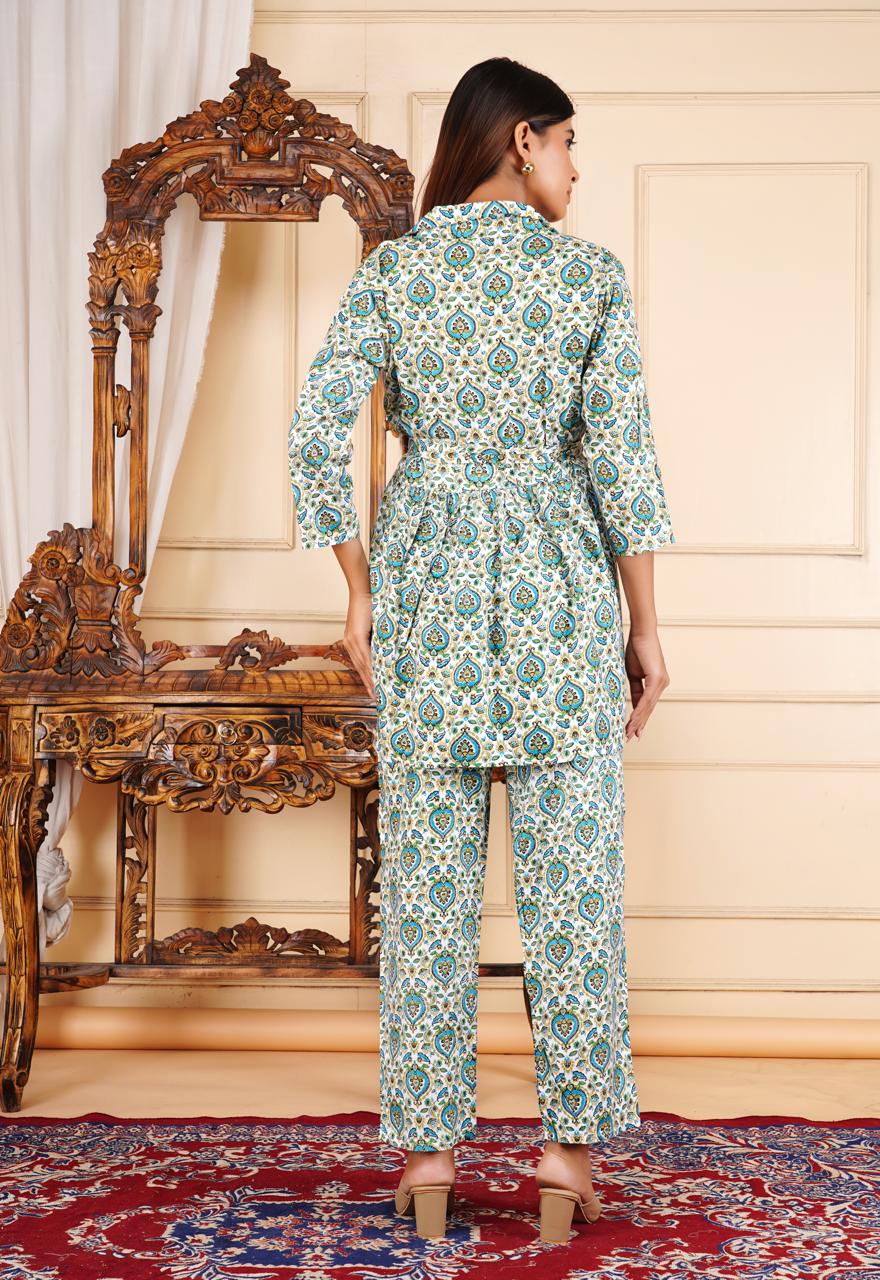 Printed Ethnic Kurta Set