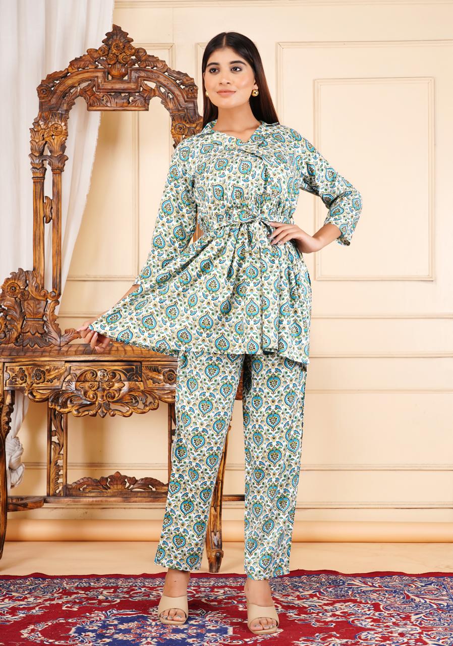 Printed Ethnic Kurta Set