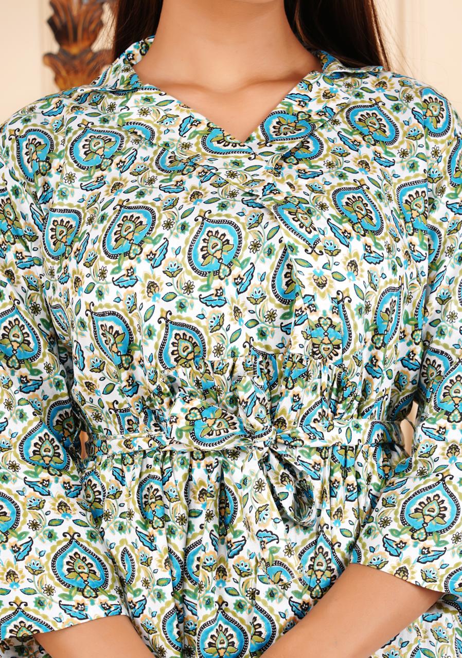 Printed Ethnic Kurta Set