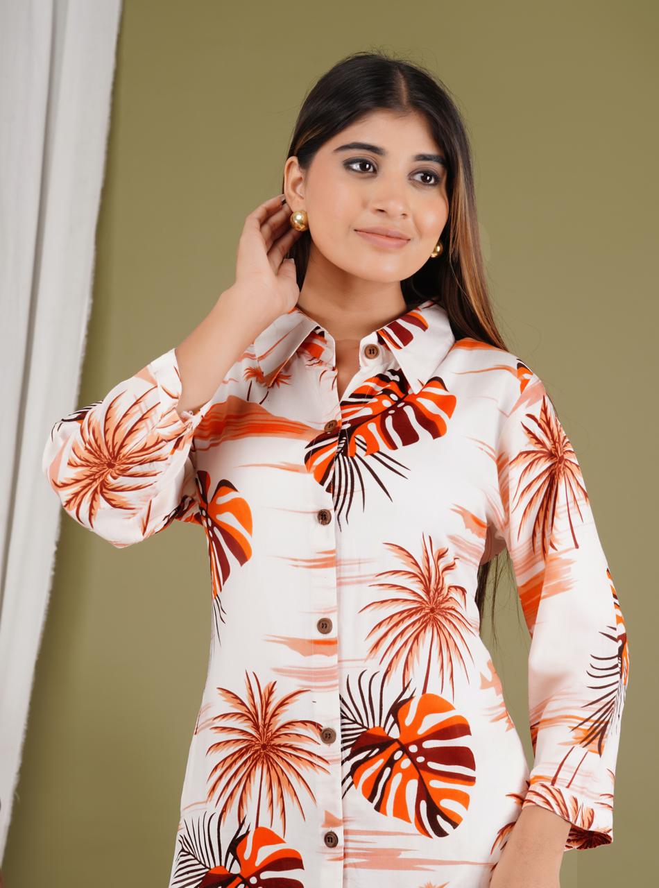 Bright Printed Cotton Kurta Set